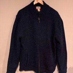 Men's L.L.Bean Classic Ragg Wool Full-Zip Sweater